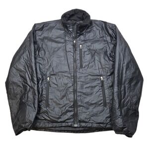Marmot Puffer Jacket‎ Mens Medium Black Lightweight Zip Insulated